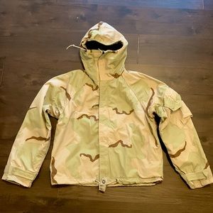 MILITARY CAMO JACKET CHEMICAL PROTECTIVE HOODIE HEAVY WEIGHT